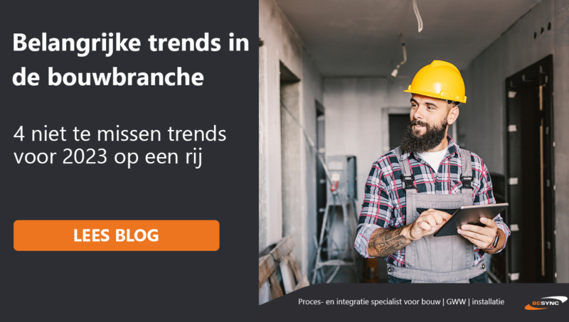 4 trends voor de bouw, GWW en installatie